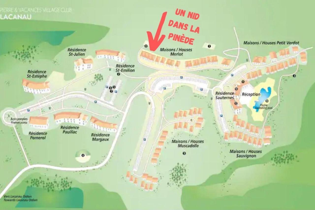 Un Nid Dans La Pinede Villa Lacanau Eksteriør billede
